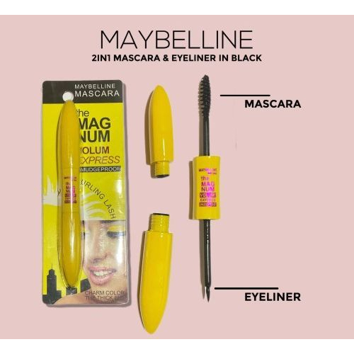 Maskara+eyeliner myb 2in1Waterproof