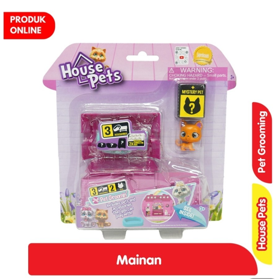 EMCO House Pets Playset Mainan Anak Pet Grooming