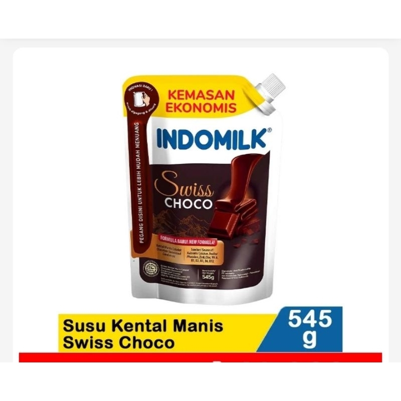 

Indomilk Kental Manis Swiss Choco 545G