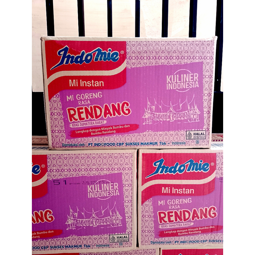 

Indomie Mi Goreng RENDANG 1 Dus isi 40 bks