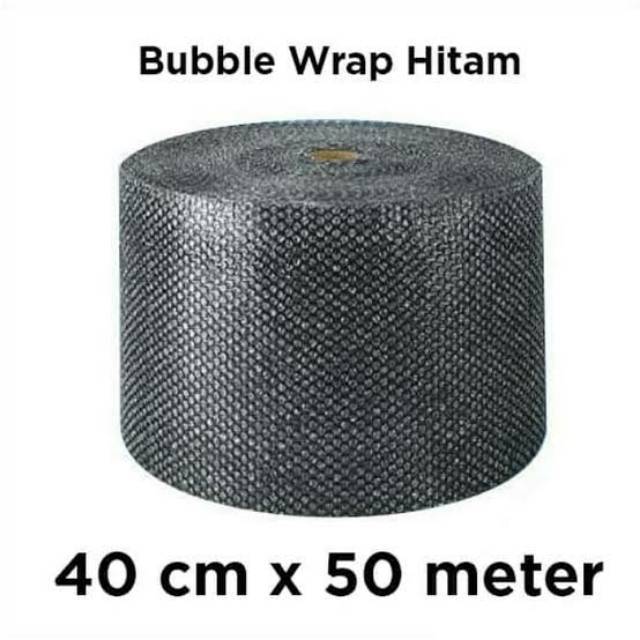 

BUBBLE WRAP 40CMX50METER HITAM KUALITAS EKONOMIS