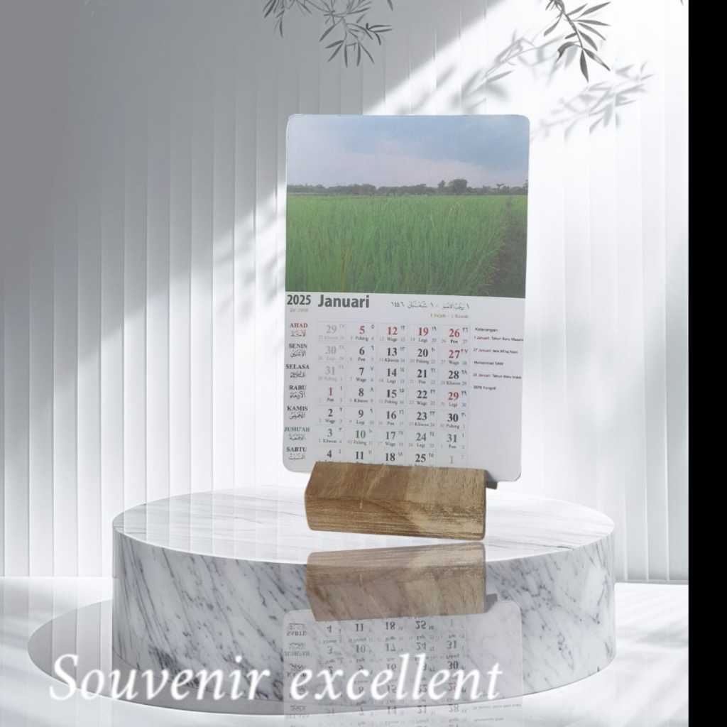 

kalender meja 2025, kalender meja tahun masehi dan tahun hijriyah custom
