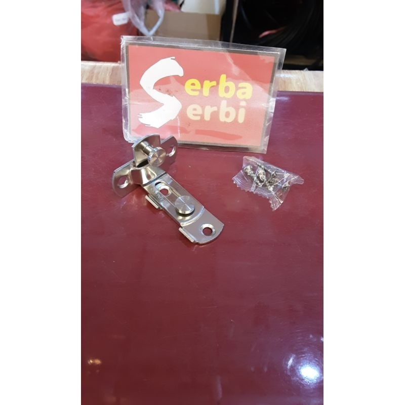 (SUDUT GRENDEL SLOT) Kunci pengaman jendela pintu sliding geser