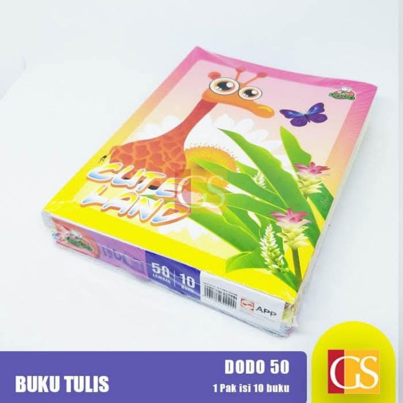 

BUKU TULIS DODO 50LEMBAR