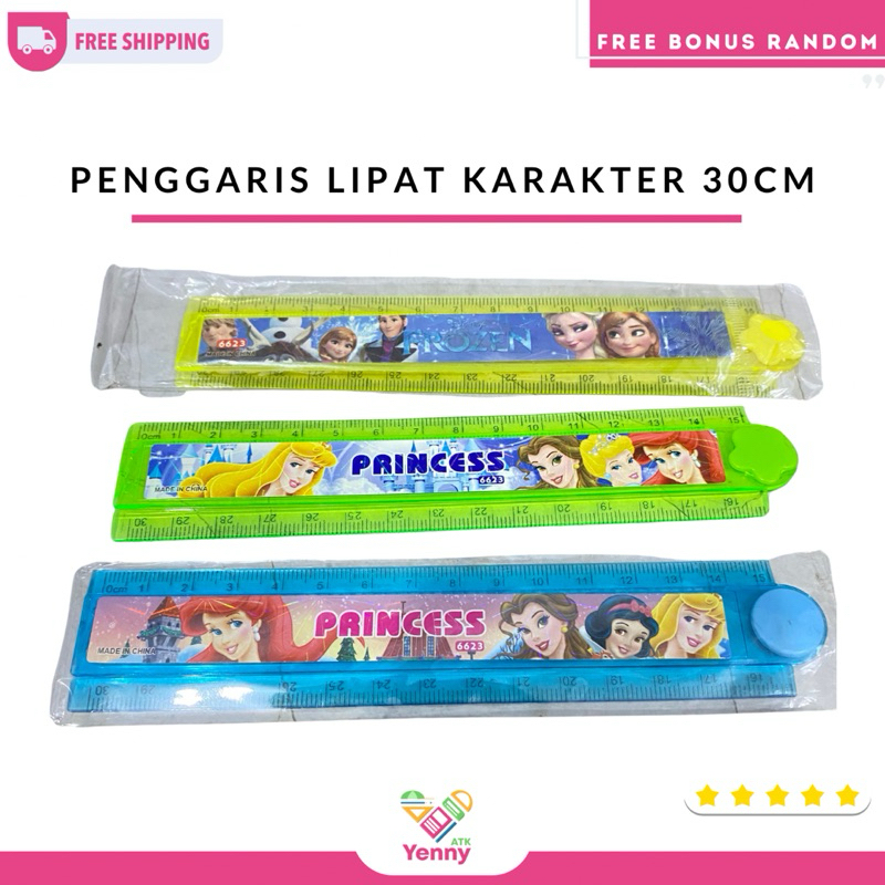 

Penggaris Plastik Lipat 30 Cm Karakter (PCS)