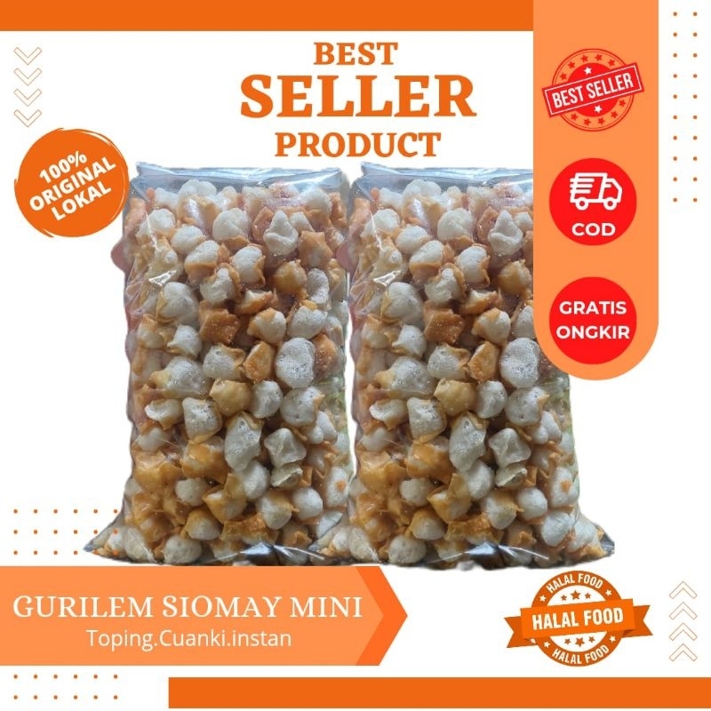 

GURILEM / SIOMAY MINI isi 2 kg free kardus & bubble