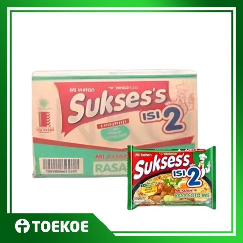 

TOEKOE Mie Sukses Isi 2 Rasa Soto 1 Dus 24pcs