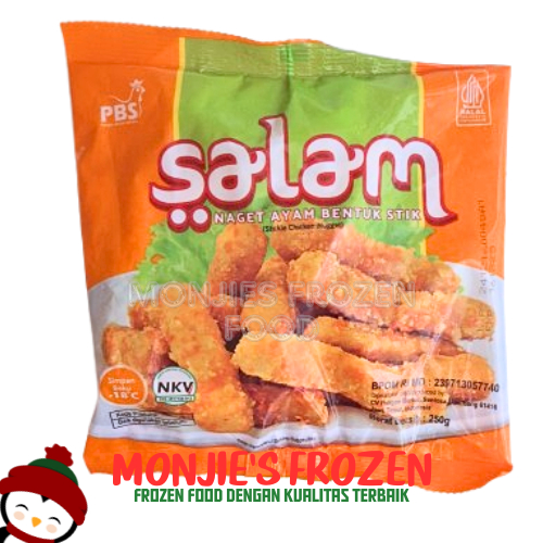 

SALAM Chicken Nugget Stick 250gr - Naget Ayam Bentuk Stik