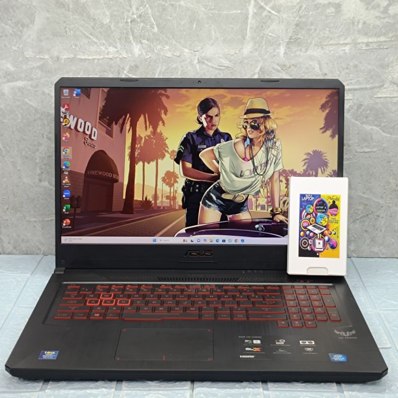 LAPTOP ASUS TUF GAMING FX705GD INTEL CORE I7-8750H RAM 8 GB SSD 256 GB