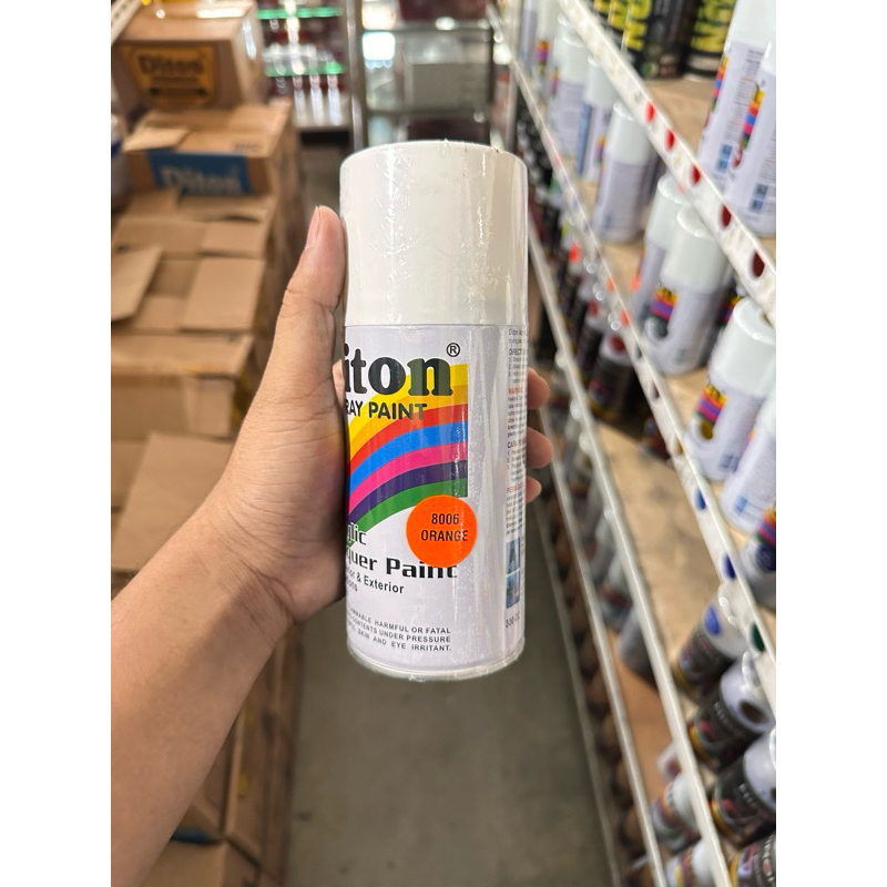 Diton 8006 orange stabilo oren stabilo cat semprot 300cc