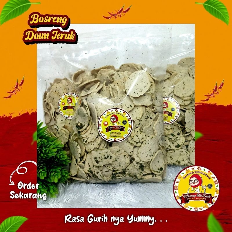 

Basreng Daun Jeruk Rasa Original Gurih Warung Teh Dede Basreng Ikan Tuna