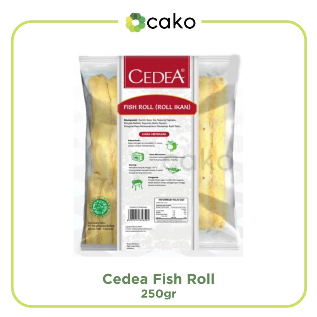 

Cedea Fish Roll 250gr / Khusus Pengiriman Instant & Sameday