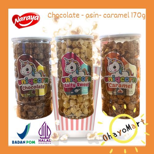 

Naraya uniqcorn popcorn toples / Naraya popcorn toples / naraya popcorn toples aneka rasa 170g