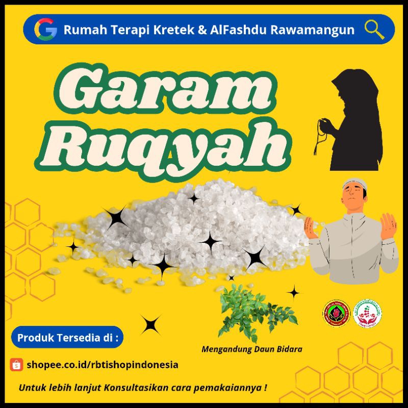 

Garam Ruqyah | RUKIAH | RUQYAH MANDIRI | RUQYAH RUMAH TEMPAT USAHA
