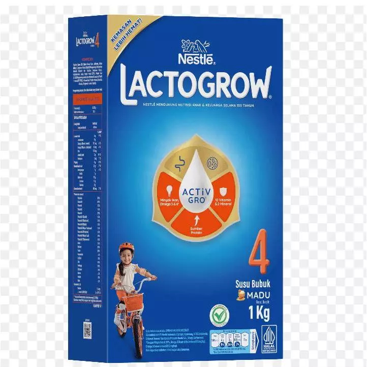 

SUSU LACTOGROW 4 MADU 1KG