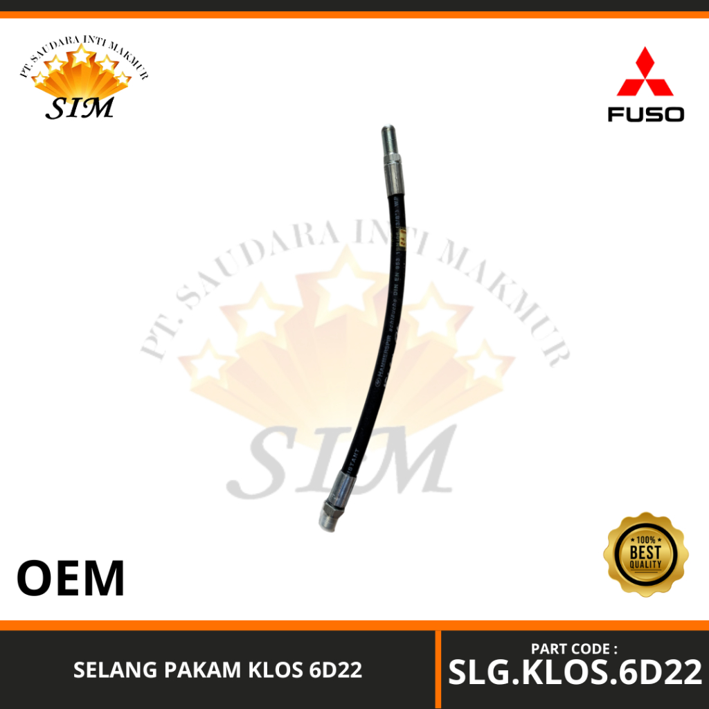 Selang Pakam Klos 6D22 - SLG.KLOS.6D22: