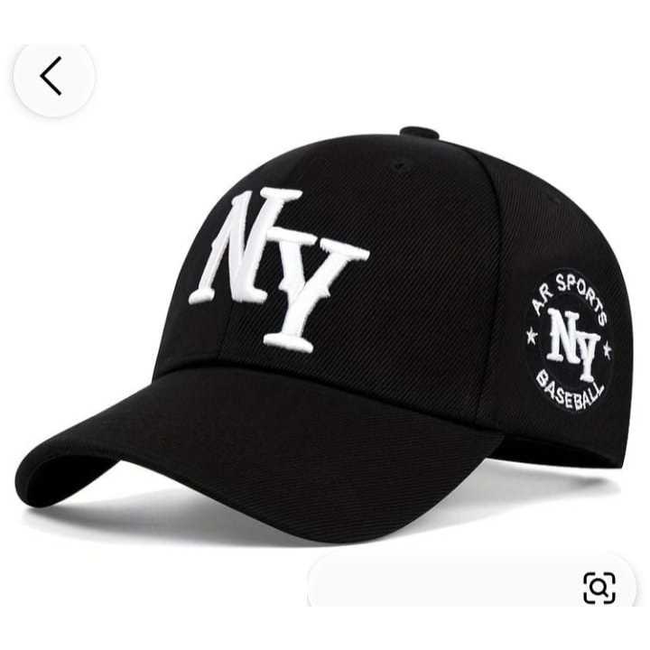 NY Topi Baseball Pria Wanita Denim Import Baseball Cap Distro Jeans