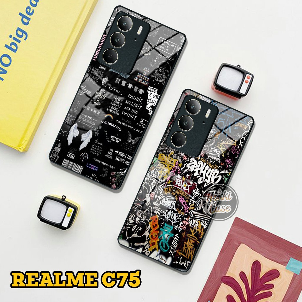 Casing Realme C75 Terbaru - Softcase Glass Realme C75 - Case Realme C75 - Silikon Realme C75 - Realm