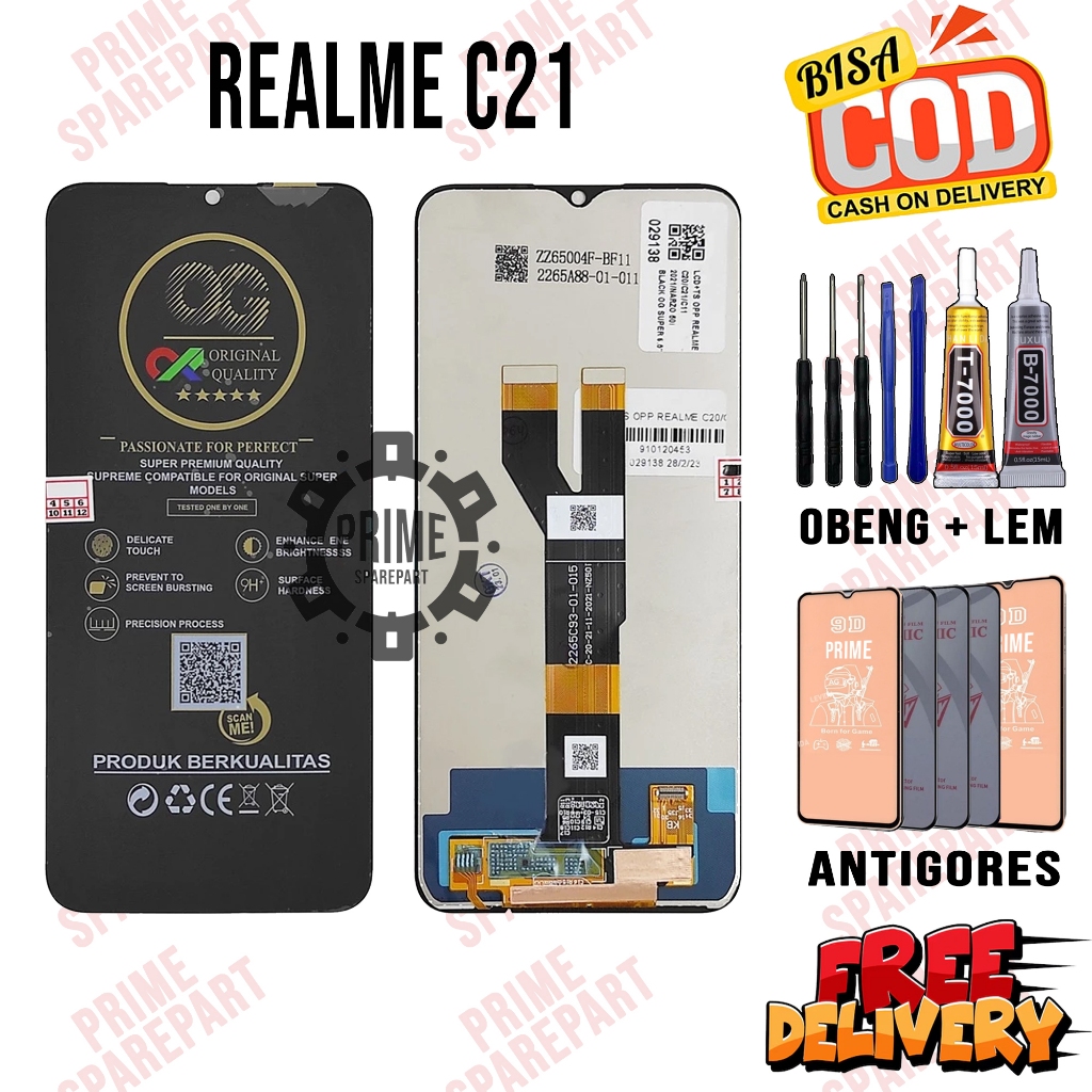 Lcd REALME C21 Original Oem Lcd Touchscreen REALME C21 Fullset
