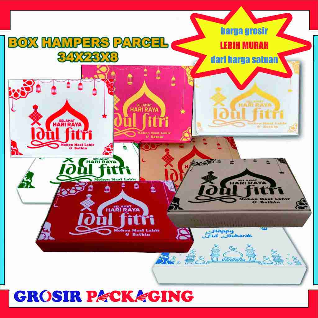 

Box Hampers 34x23x8 cm Parcel Lebaran / box hampers idul fitri / Bucket 1kg