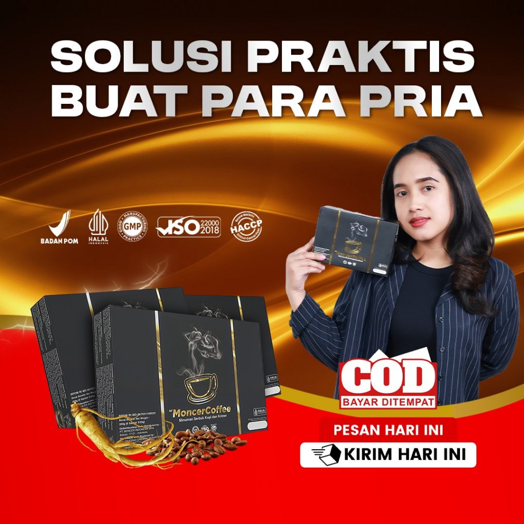 

NF Monnceer Coffee Pria Berkhasiat Kopi Stamina Bersertifikat Bpom Aman Tanpa Efek Samping