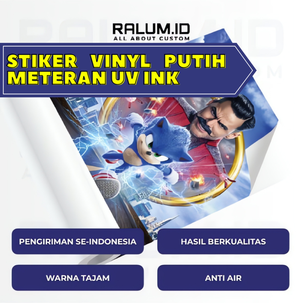 

Cetak Stiker Vinyl Meteran Cutting Putus Die Cut / Cetak Stiker Sourvenir