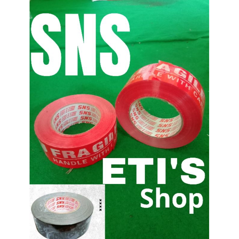 

Lakban Faragile Fragile merah 100y x 48mm SNS Sticky N Strong