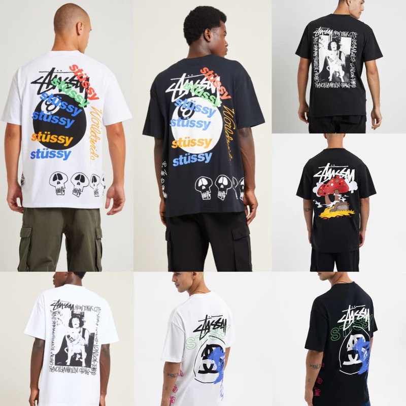 Stussy shirt, thick fabric, HW, model skull / sport 100 / test strike / ocular