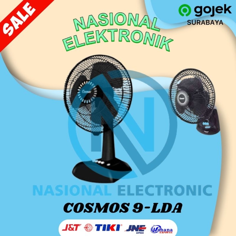 Kipas Angin Cosmos 9-LDA, Kipas Angin Desk Fan 9LDA, Kipas Angin Wall Fan  9 LDA, Kipas Angin Meja, 