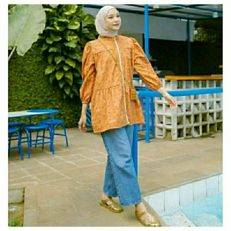 preloved arumi tunik brown/Preloved Haidee Orlin/Preloved Tunik/Haidee&Orlin/HaideeOrlin/Preloved Mi