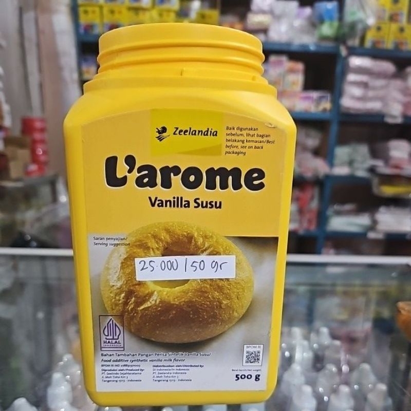 

Larome Vanilla Susu REPACK 50 Gram Vanila KEMASAN PLASTIK