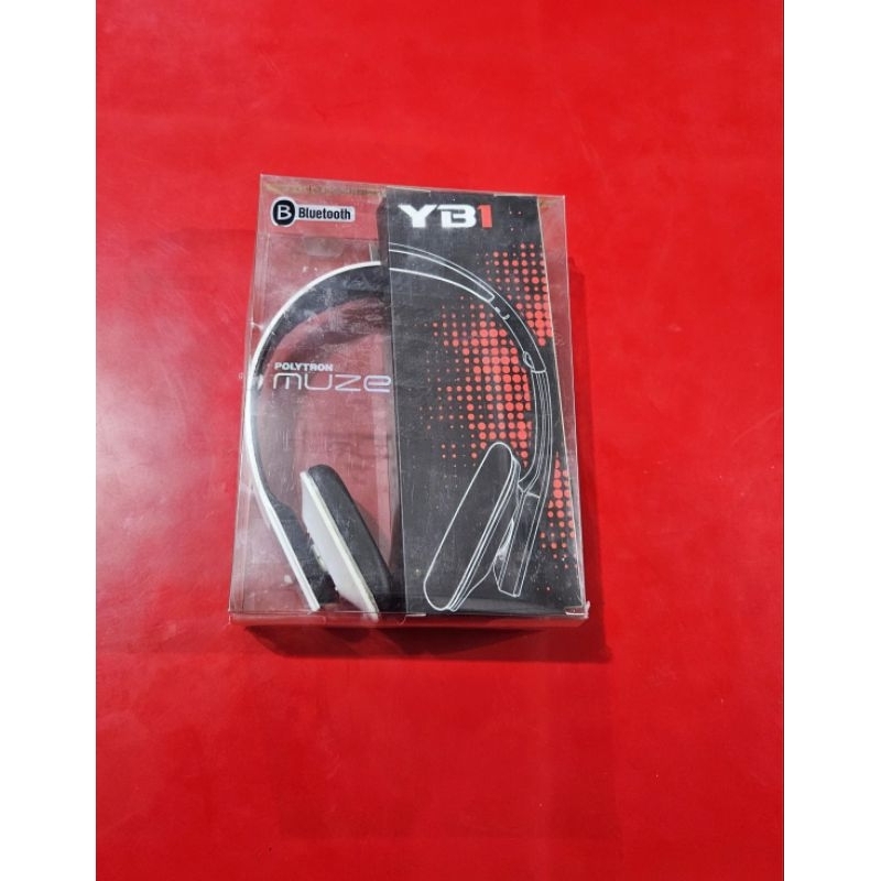 HETSET/HEADSET/HEADPHONE/EARPHONE POLYTRON SUARA NGEBASS MUZE YB1 (NO BLUETOOTH)