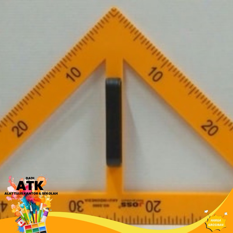 

Penggaris Papan Tulis Segitiga Sama Sisi Bahan Plastik