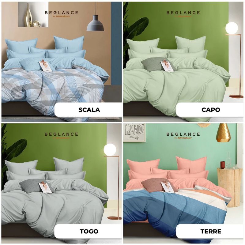 4KG KINTAKUN BEGLANCE BEDCOVER SET FLAT QUEEN 160X200 TINGGI 30 ( T30 )