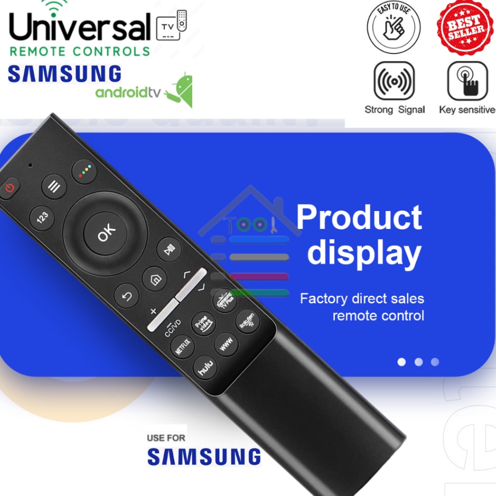 REMOTE TV SAMSUNG ANDROID SMART 4K CRYSTAL TV 32  55 INCH