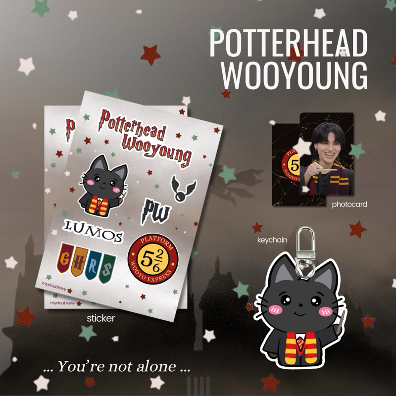 Potterhead Wooyoung ATEEZ || Keychain Sticker Photocard Wooyoung ATEEZ