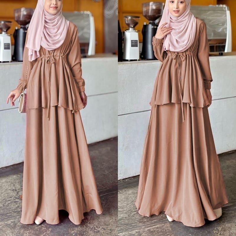 PROMO / BAHAN PREMIUM / Gamis Umaira Gamis Remaja Wanita Viral Gamis Pesta Kondangan