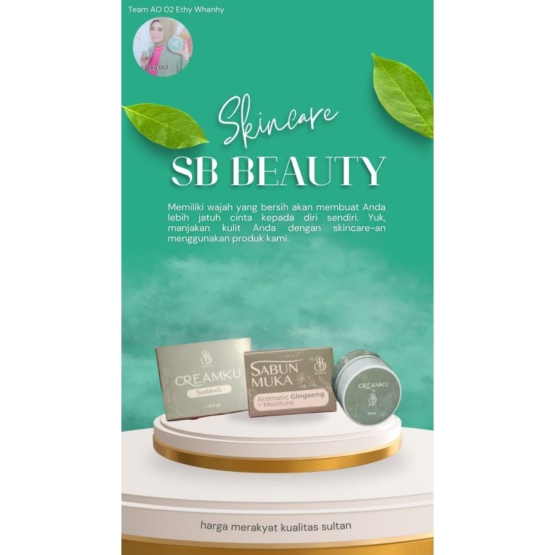 Sunblock + Cream Malam + Sabun Muka SB Beauty