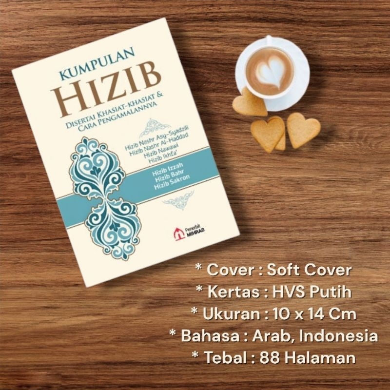 Buku Kitab Kumpulan HIZIB dam Khasiatnya Serta Cara Pengamalannya Ukuran A6 Saku