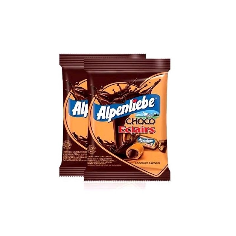 

Alpenliebe Eclairs Pounch Isi 40x3.6g Permen Cokelat Candy