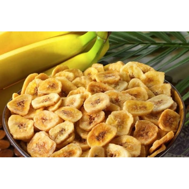 

keripik pisang kepok original/asin/manis