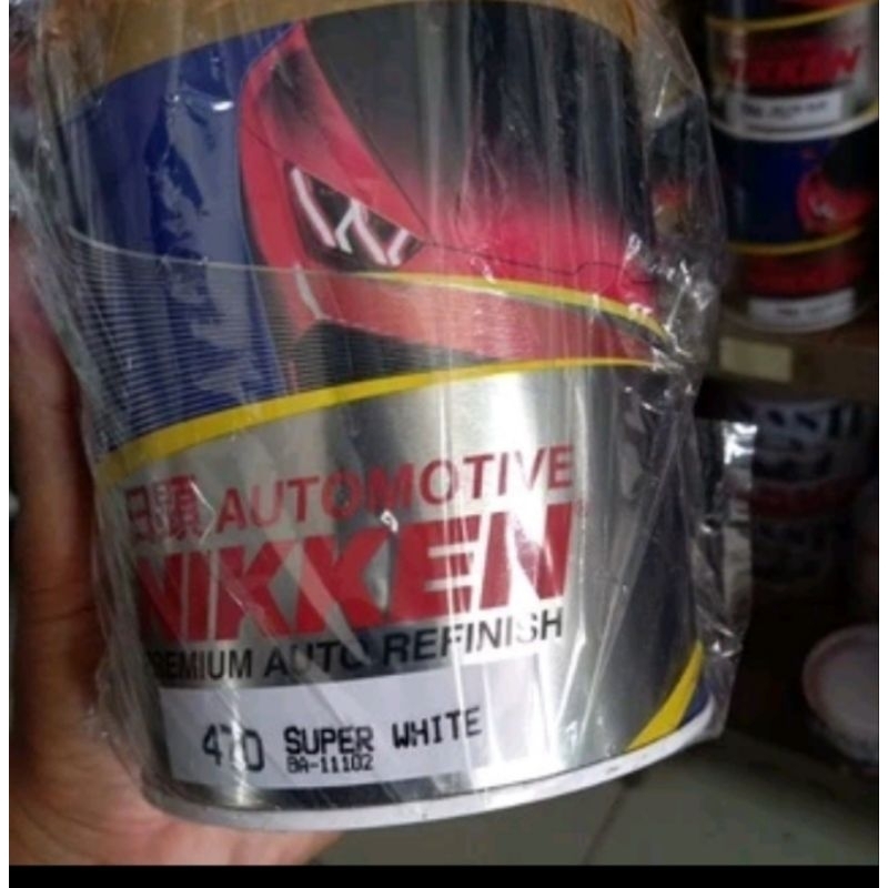 Cat Nikken Super White Gloss/Cat Putih Mengkilap Nikken 470 Super White