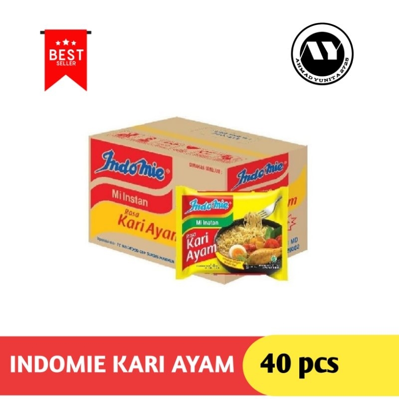 

indomie instan kari ayam isi 40 pcs