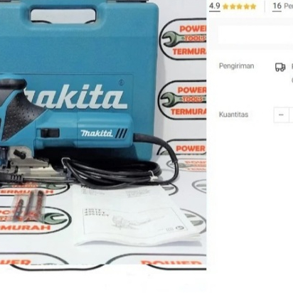 

Mesin Jigsaw 4351 FCT Makita Jig Saw Makita 4351FCT Gergaji Triplek