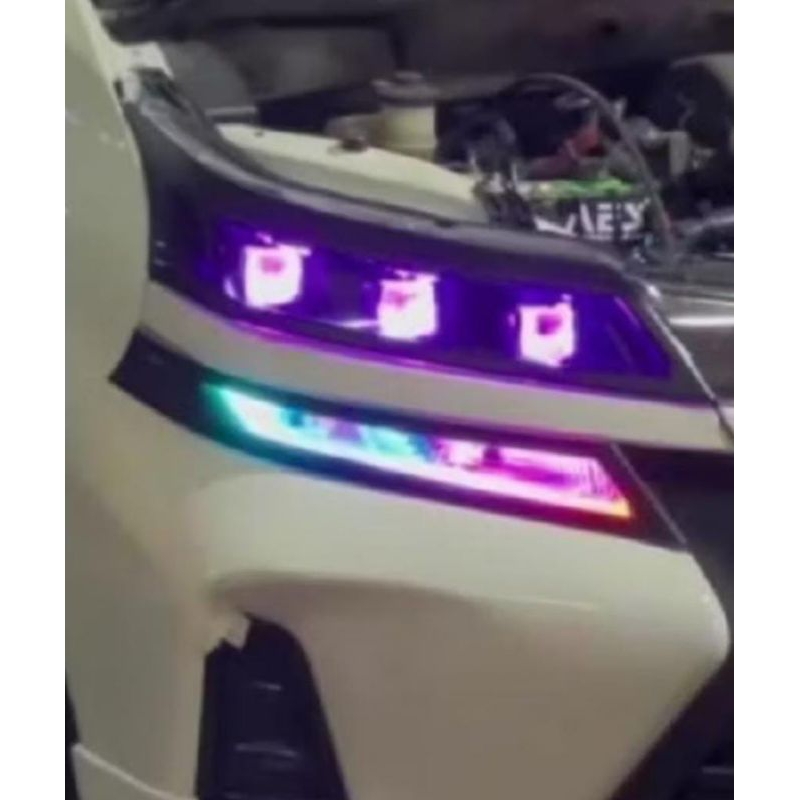 paketan headlamp avanza all new 2019 up Custom RGB matrix