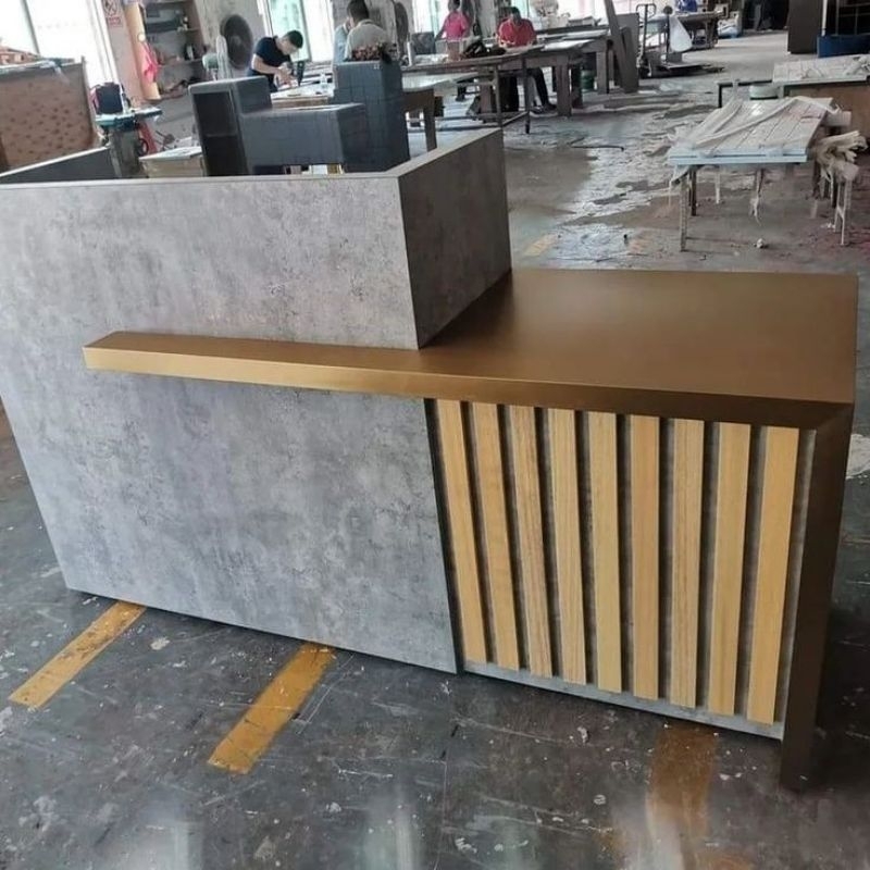 MEJA KASIR MINIMALIS PLYWOOD 9mm