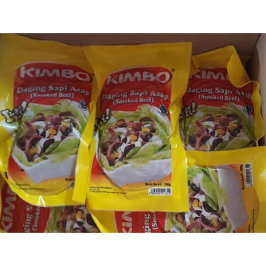 

Smoke beef kimbo 200gr Murah / Daging asap Sapi kimbo 200gr