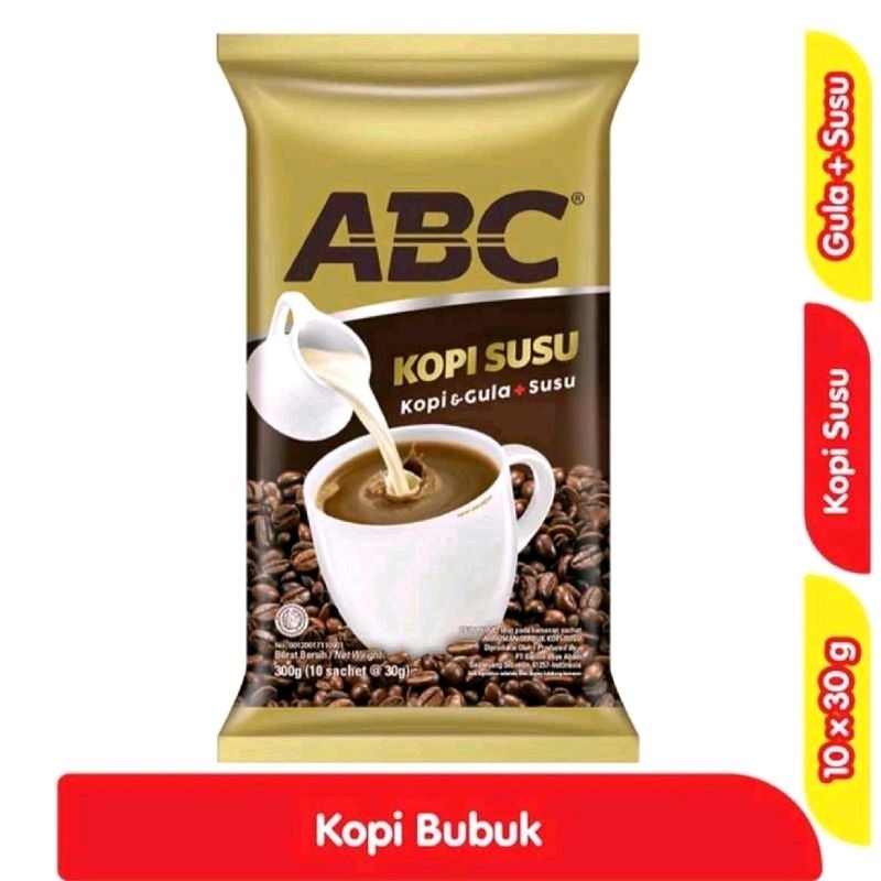 

Kopi ABC Susu 30gr 1 Renceng 10 Sachet - Kopi Asli - Coffee