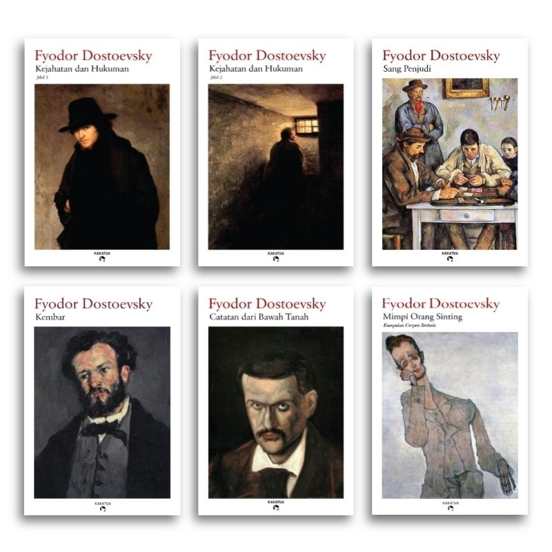Paket Buku Kejahatan dan Hukuman Sang Penjudi Kembar Catatan dari Bawah Tanah Mimpi Orang Sinting Fy