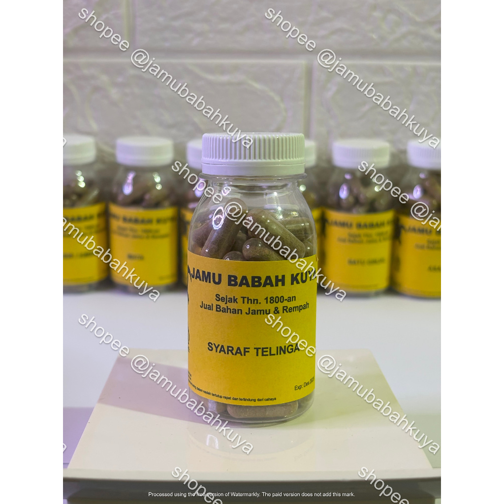 

Jamu Babah Kuya Herbal untuk Syaraf Telinga - Ramuan Tradisional 100% Herbal Murni